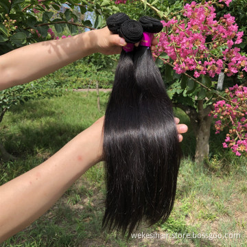 China Factory Supply Unprocessed 100% Cheap Hot Sale Wholesale Virgin Human Hair 3 Bundles With Lace Frontal